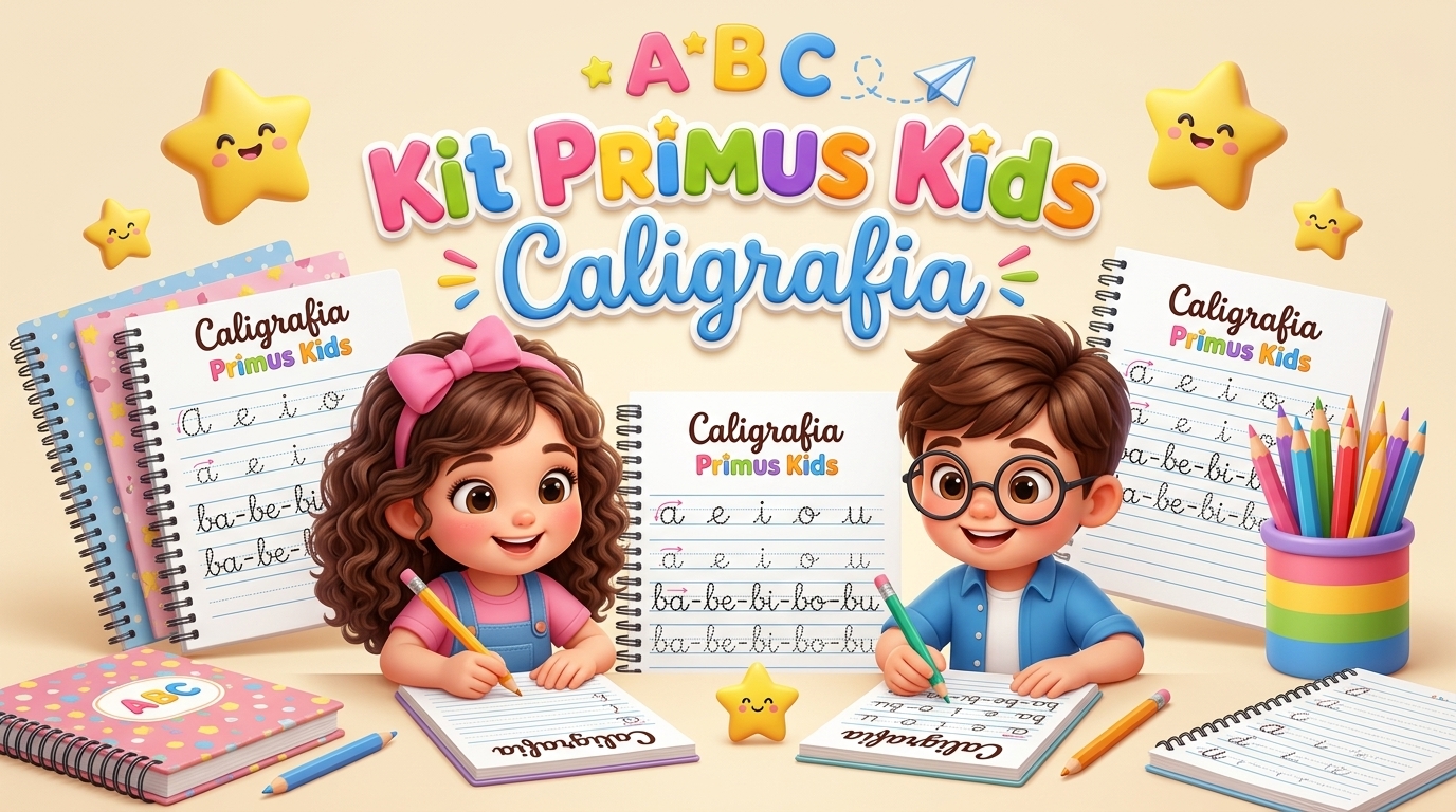 Kit Caligrafia Cursiva & Coordenação