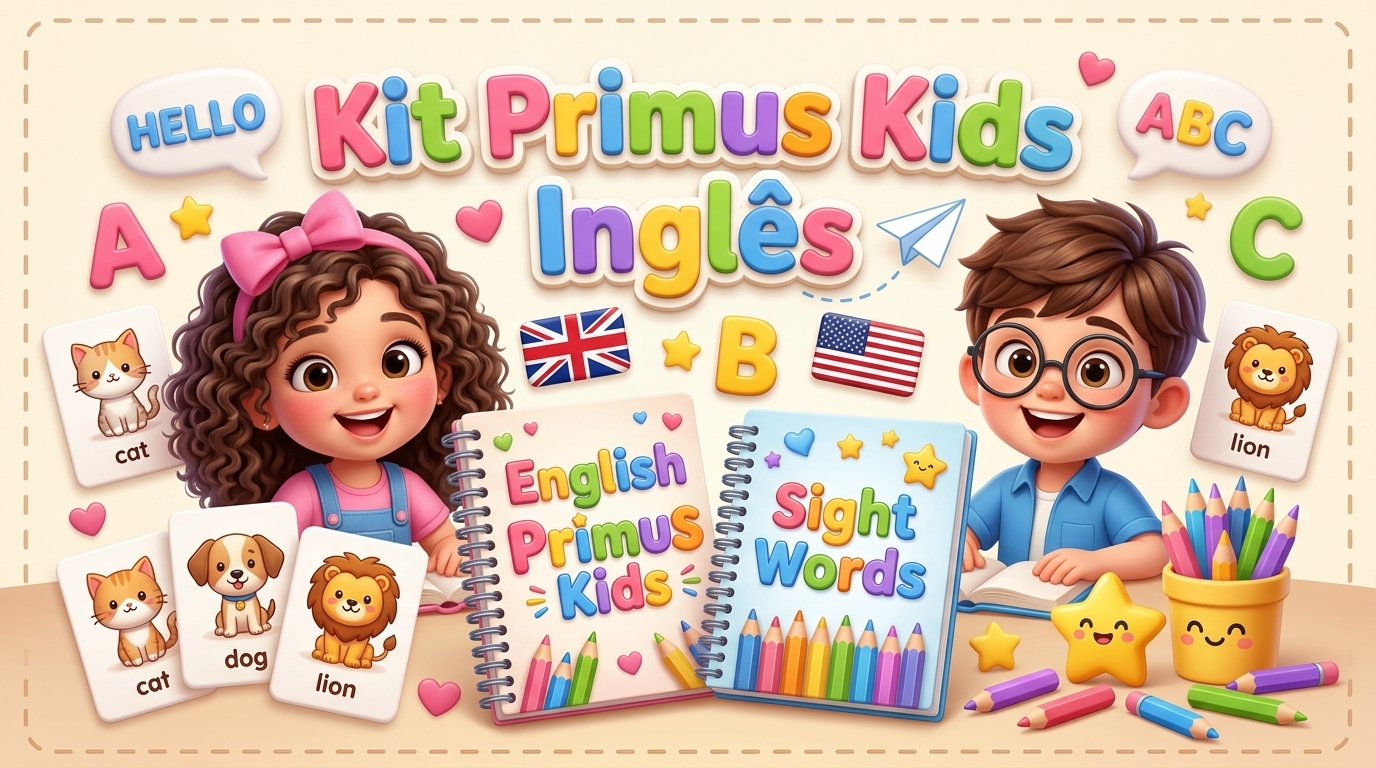 Kit Inglês Infantil (+900 Atividades)